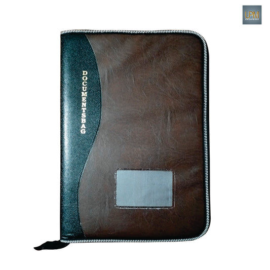 UPM Leather A4 Size Document Folder with photos pocket