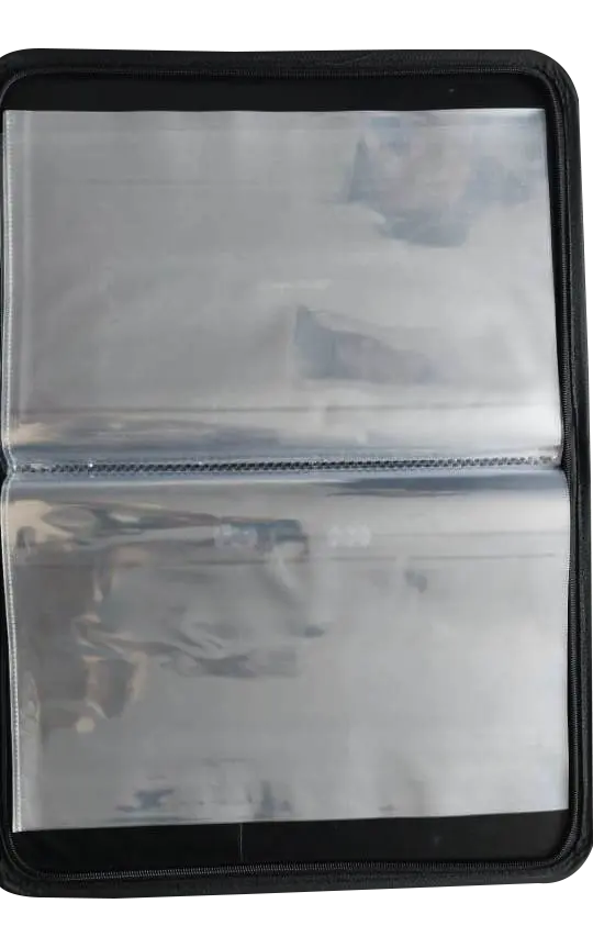 Document Professional File Folders, Document Files Leather - Black 20 Sleeve - UPM ENTER STORE